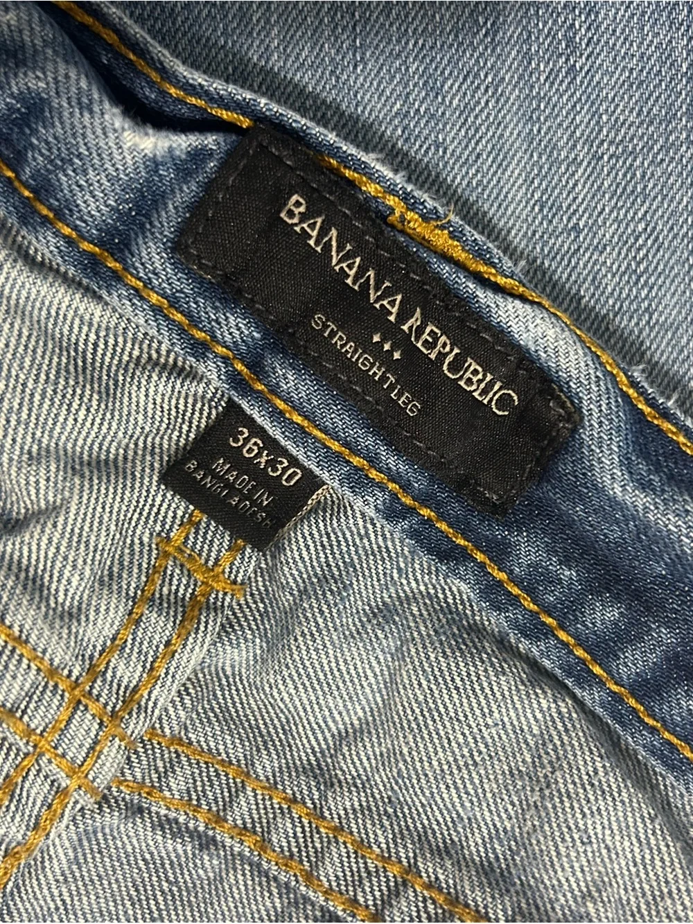 Banana Republic Men's Light Wash Jeans 36x30